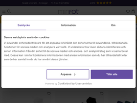 'minfot.se' screenshot
