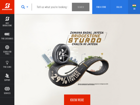 'bookmyservice.bridgestone.co.in' screenshot
