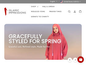 islamicimpressions.co.uk homepage screenshot