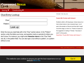 'crosswordnexus.com' screenshot