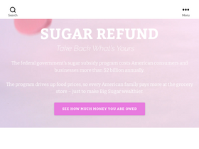 'sugarrefund.com' screenshot