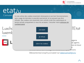 'etat.lu' screenshot