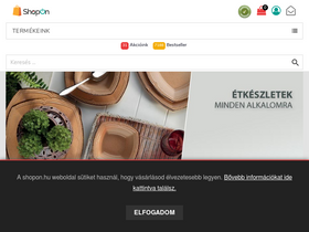 'shopon.hu' screenshot