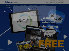 'vtube.net' screenshot