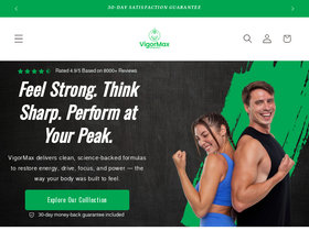 vigormaxenergy.com homepage screenshot