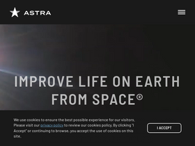 'astra.com' screenshot