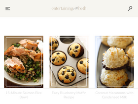 'entertainingwithbeth.com' screenshot