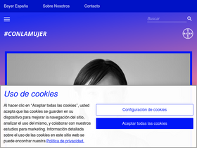 'conlamujer.com' screenshot