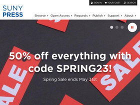 'sunypress.edu' screenshot