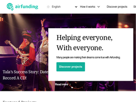 'airfunding.net' screenshot