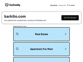 barkilio.com homepage screenshot