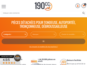 '190cc.fr' screenshot