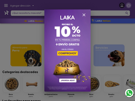 'laikamascotas.cl' screenshot