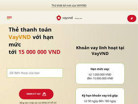 'vayvnd.vn' screenshot