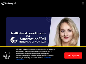 'testerzy.pl' screenshot