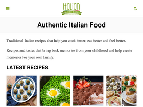 'italianrecipebook.com' screenshot