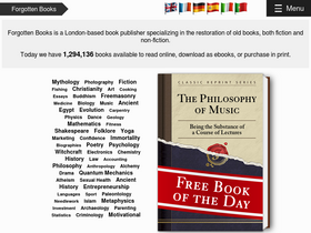 'forgottenbooks.com' screenshot