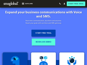 'smsglobal.com' screenshot