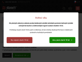 'shanti.cz' screenshot