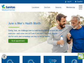 'mysanitas.com' screenshot