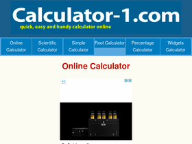 'calculator-1.com' screenshot