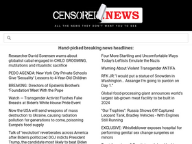 'censored.news' screenshot