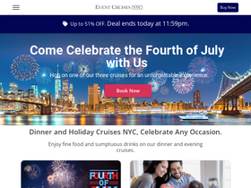'eventcruisesnyc.com' screenshot