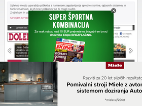'dolenjskilist.si' screenshot