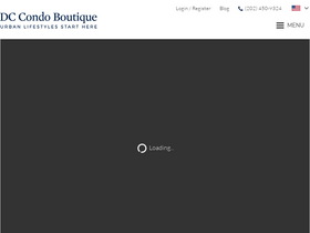 'dccondoboutique.com' screenshot