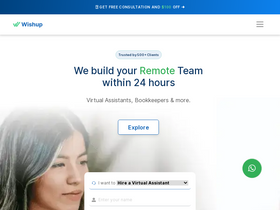 'wishup.co' screenshot