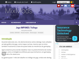 'mixmods.com.br' screenshot