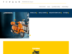 'mondialmotor.com.tr' screenshot