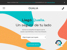 'qualiaseguros.com' screenshot