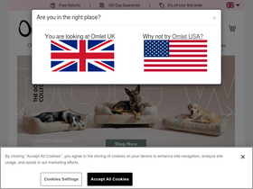 'omlet.co.uk' screenshot