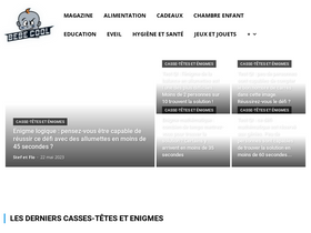 'bebecool.fr' screenshot