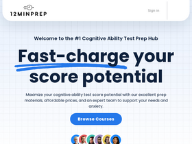 '12minprep.com' screenshot