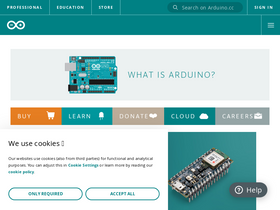 'ctc-go.arduino.cc' screenshot