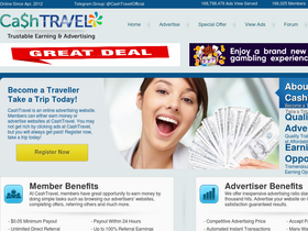 'cashtravel.info' screenshot
