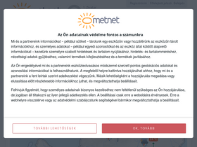 'metnet.hu' screenshot
