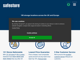 'safestore.co.uk' screenshot