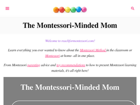'reachformontessori.com' screenshot