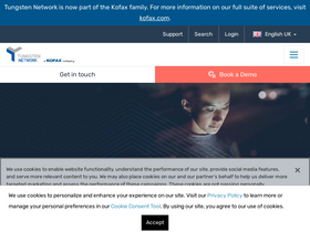 'tungsten-network.com' screenshot