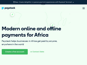 'paystack.com' screenshot