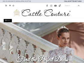 'castlecouturenj.com' screenshot