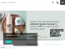 'wszystkodowlosow.pl' screenshot