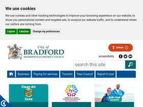 'bradford.gov.uk' screenshot