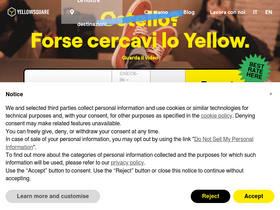 'yellowsquare.it' screenshot