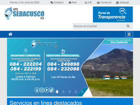 'sedacusco.com' screenshot