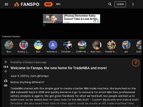 'fanspo.com' screenshot