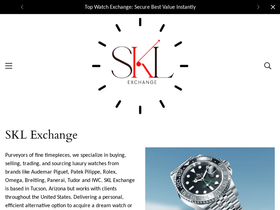 sklexchange.com homepage screenshot
